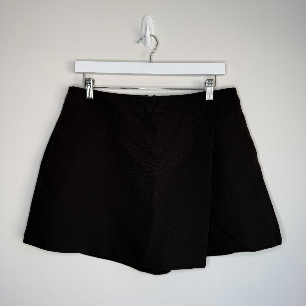 MINKPINK Wrap Front Skort Black
